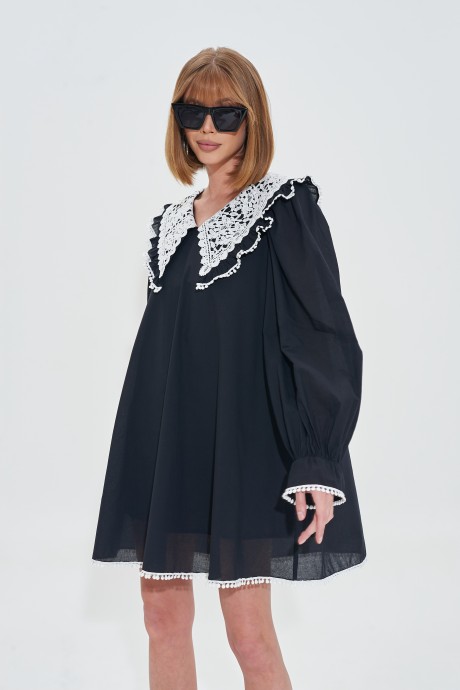 Платье MIXAN 5078 черный размер 42-48 #4