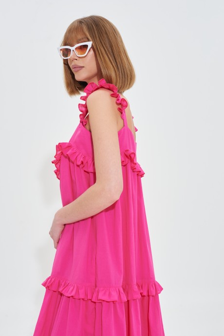 Платье MIXAN 5075 фуксия размер 42-52 #5