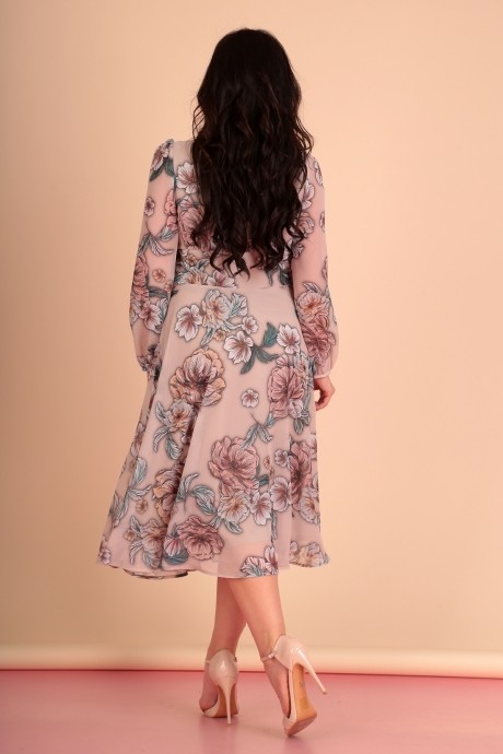 Платье Лиона-Стиль 642 бежевый размер 50-54 #2