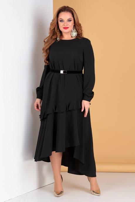 Вечернее платье Лиона-Стиль 722 черный размер 48-52 #1