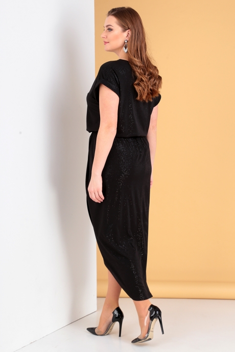 Вечернее платье Лиона-Стиль 732 черный размер 50-54 #2