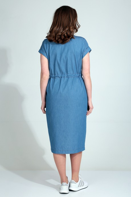 Платье Лиона-Стиль М-783 джинс размер 48-52 #2