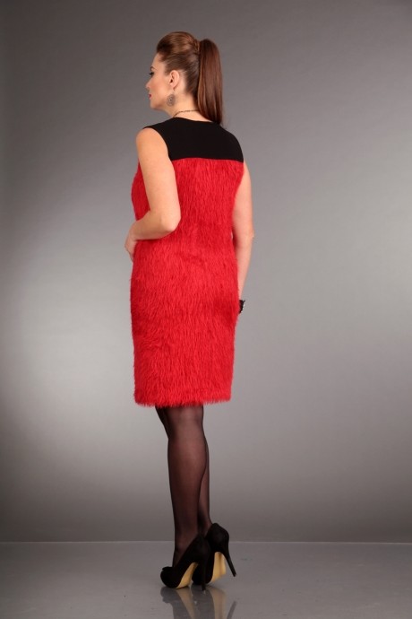 Платье Лиона-Стиль 561 красный размер 44-48 #2