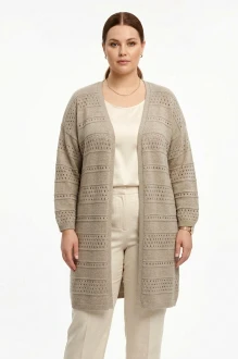 Кардиган Полесье С2893-25 5С2304-Д43 теплый бежевый+суровый