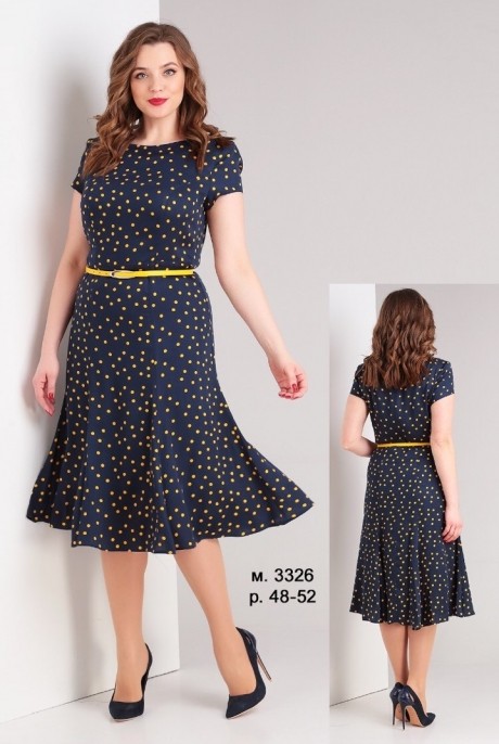 Платье Deluiz N 3326 темно-синий размер 48-52 #1