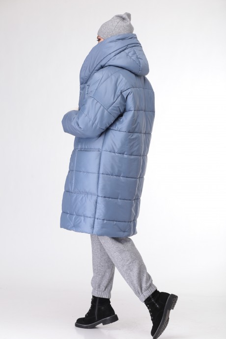 Пальто Deluiz N 894 светло-синий размер 44-52 #4
