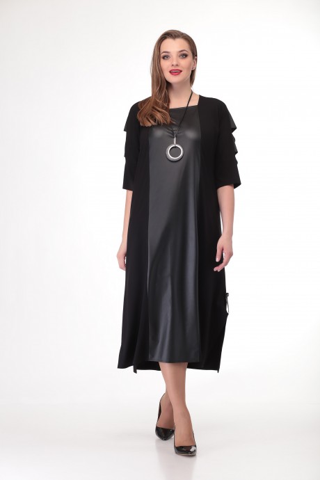 Платье --- В-280 чёрный размер 58-62 #1