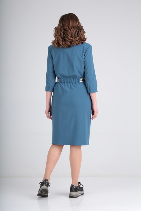 Платье --- 316А серо-голубой размер 48-54 #3
