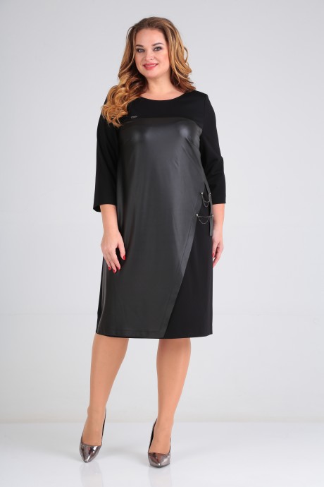Платье --- 349 чёрный размер 54-58 #1