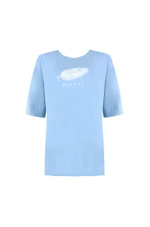 Футболка Elema 2К-1378 голубой