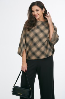 Блузка AXXA 152 коричневый #1