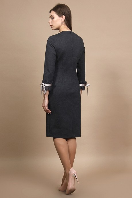 Платье ALANI COLLECTION 688 темно-серый меланж размер 44-48 #3