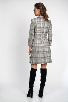 ALANI COLLECTION 756 серо-золотая клетка #3