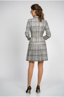 ALANI COLLECTION 756 серо-золотая клетка #4