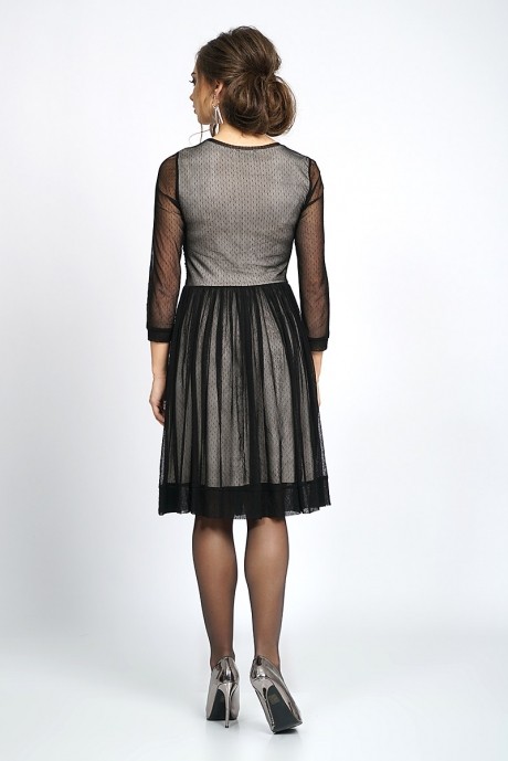 Вечернее платье ALANI COLLECTION 828 черный+беж размер 42-48 #2