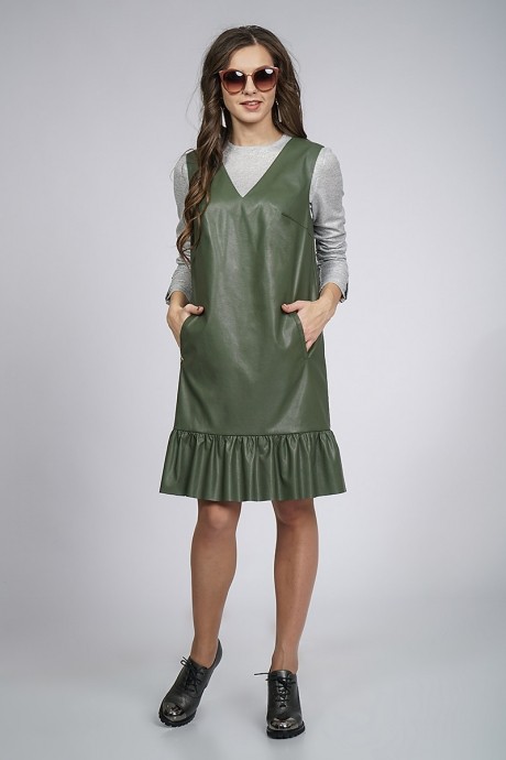 ALANI COLLECTION 858 серебро+олива #2