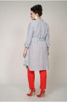 ALANI COLLECTION 943 серо-белая полоска+красный #3