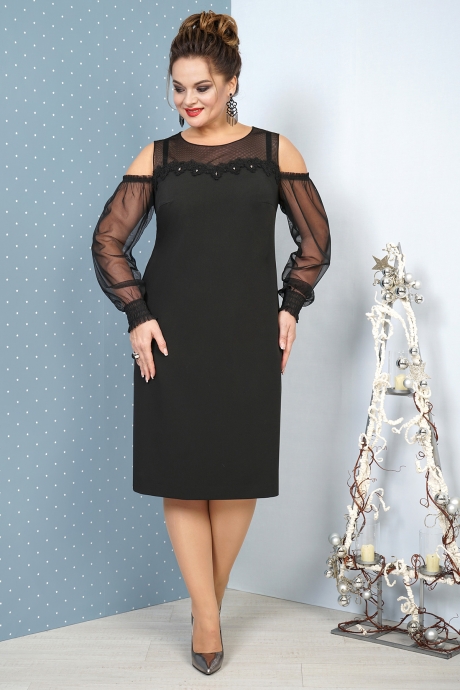 Вечернее платье ALANI COLLECTION 1043 черный размер 54-58 #1