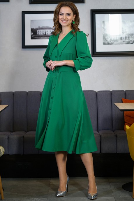 Платье ALANI COLLECTION 1625 зелёный размер 44-50 #1
