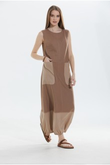 Платье ALANI COLLECTION 1695 коричневый #1