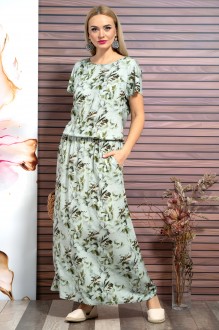 Платье ALANI COLLECTION 1891 зеленый #1