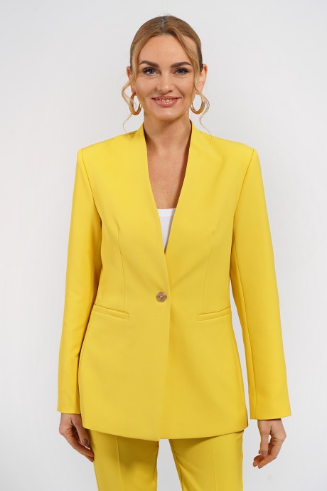 Костюм/комплект ALANI COLLECTION 2093 тройка -1 желтый размер 44-50 #3