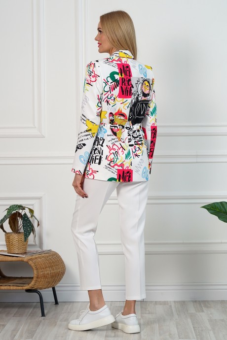 Костюм/комплект ALANI COLLECTION 2111 черный, молочный, мультиколор размер 42-52 #6