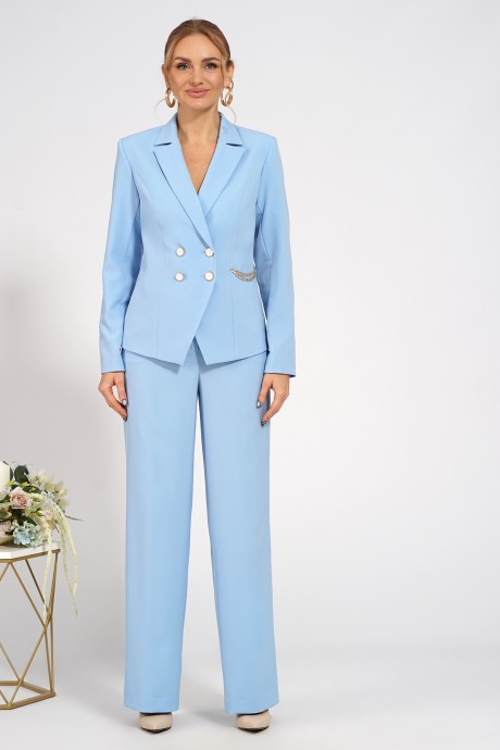 Костюм/комплект ALANI COLLECTION 2075 голубой размер 42-50 #2