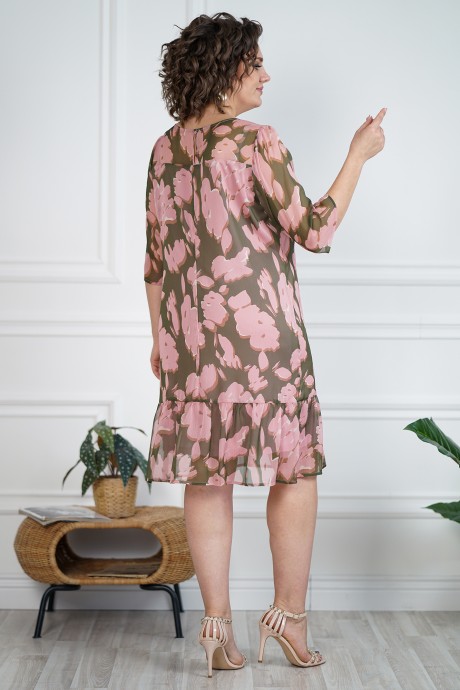 Платье ALANI COLLECTION 2104 розовый размер 54-58 #5