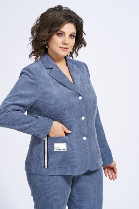 Костюм/комплект ALANI COLLECTION 2165 двойка бледно-синий размер 52-56 #10