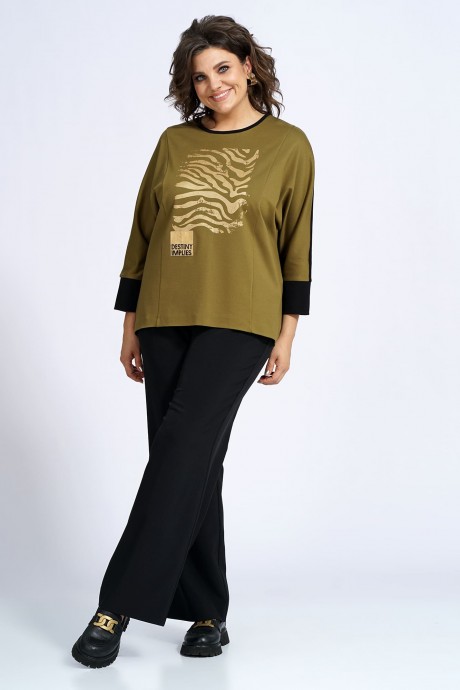 Костюм/комплект ALANI COLLECTION 2168 черный, зеленый размер 54-58 #1