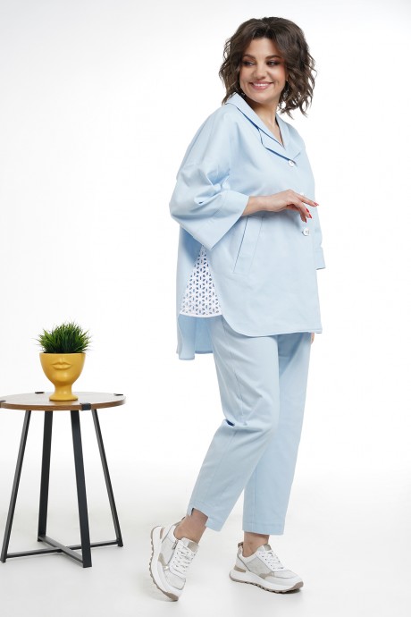 Костюм/комплект ALANI COLLECTION 2332 двойка голубой размер 52-62 #3