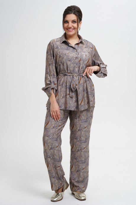 Костюм/комплект ALANI COLLECTION 2304 двойка коричневый размер 52-56 #2