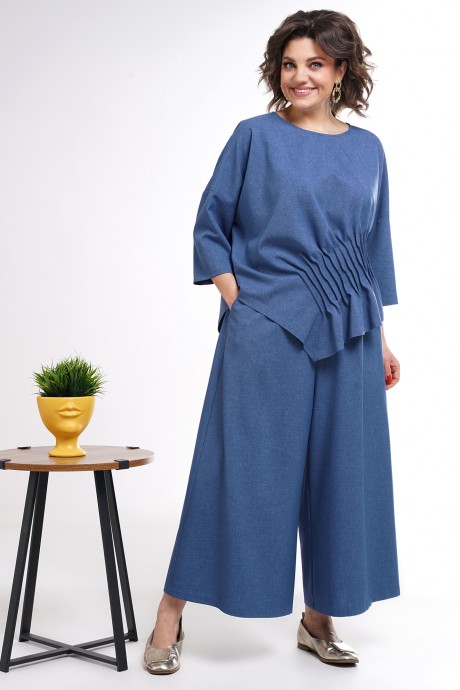 Костюм/комплект ALANI COLLECTION 2311 двойка синий размер 52-60 #3