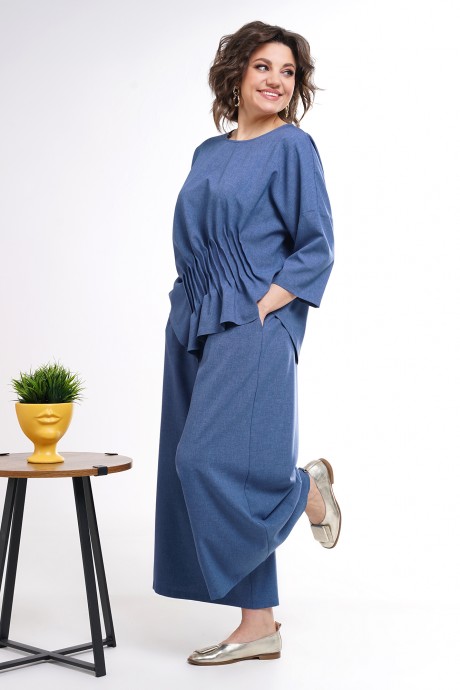 Костюм/комплект ALANI COLLECTION 2311 двойка синий размер 52-60 #4