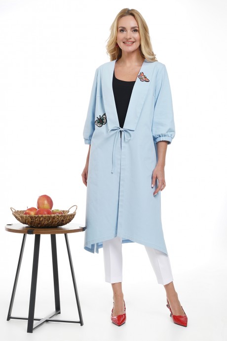 Костюм/комплект ALANI COLLECTION 2328 тройка голубой,белый размер 46-52 #2