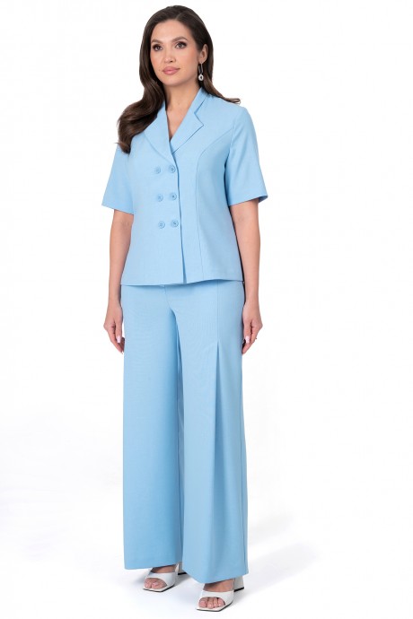Костюм/комплект ALANI COLLECTION 2334 двойка голубой размер 48-56 #1