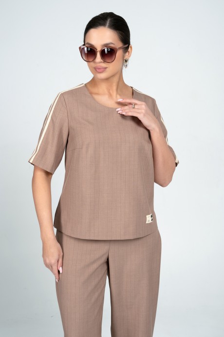 Костюм/комплект ALANI COLLECTION 2316 двойка капучино размер 52-58 #6