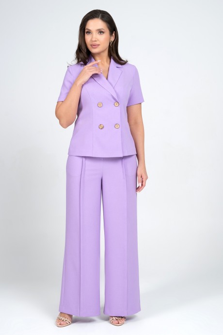 Костюм/комплект ALANI COLLECTION 2344 двойка лаванда размер 44-52 #3