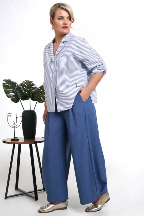 Костюм/комплект ALANI COLLECTION 2347 двойка синий размер 52-56 #5