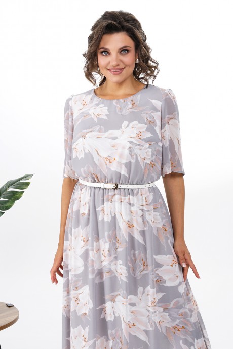 Платье ALANI COLLECTION 2369 серый размер 52-58 #5