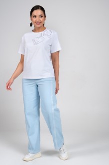Костюм/комплект ALANI COLLECTION 2360 двойка белый, голубой #1