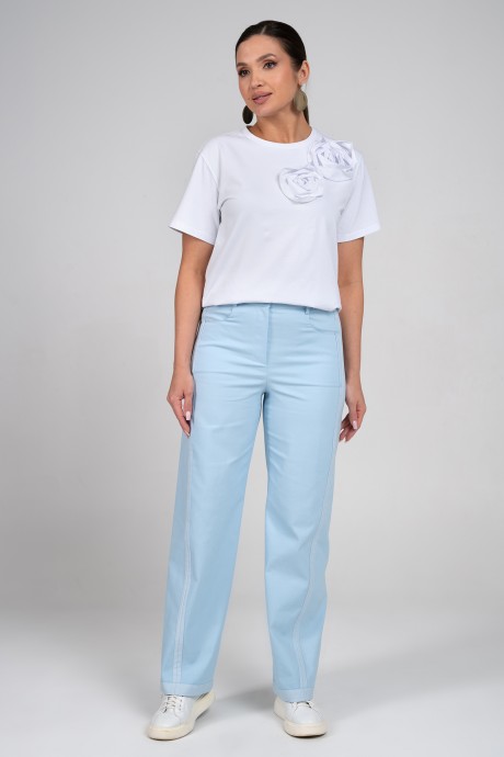 Костюм/комплект ALANI COLLECTION 2360 двойка белый, голубой размер 52-58 #4