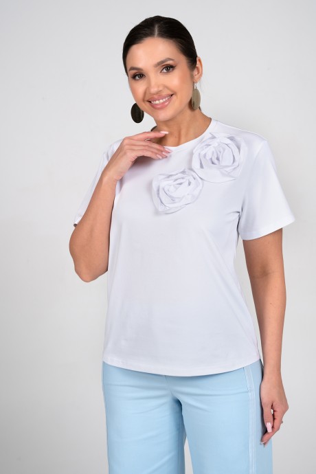 Костюм/комплект ALANI COLLECTION 2360 двойка белый, голубой размер 52-58 #5