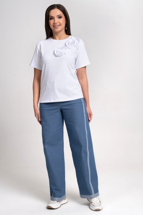 Костюм/комплект ALANI COLLECTION 2360 двойка белый, синий размер 46-56 #2