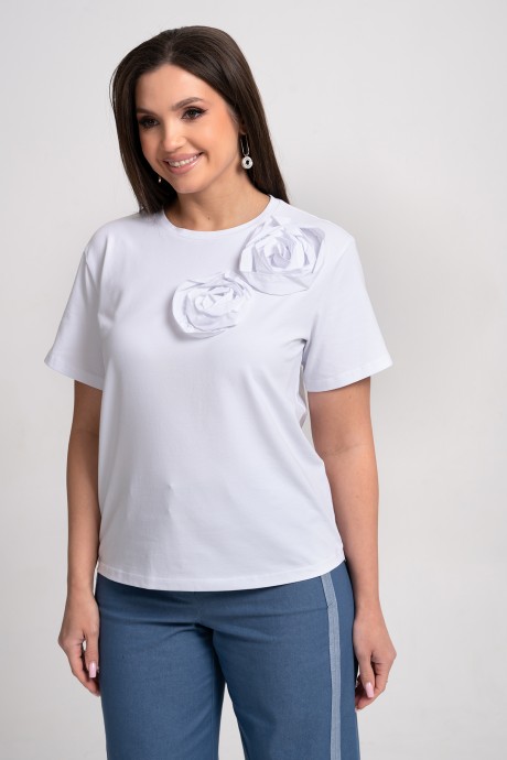 Костюм/комплект ALANI COLLECTION 2360 двойка белый, синий размер 46-56 #8