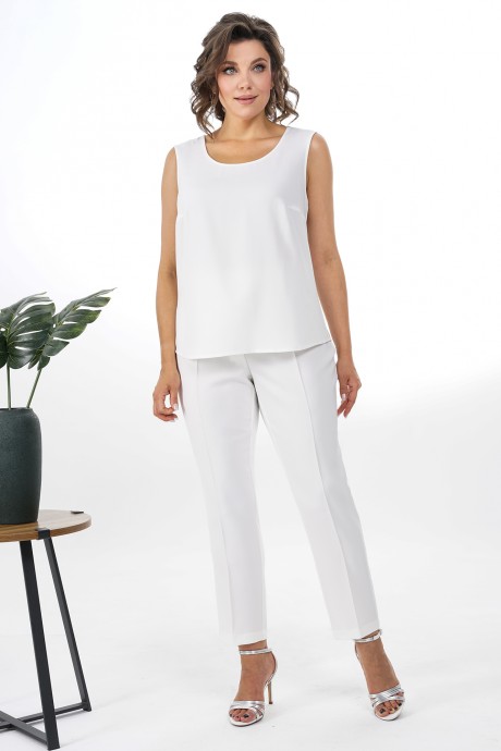 Костюм/комплект ALANI COLLECTION 2353 тройка белый, фиолетовый размер 52-58 #8