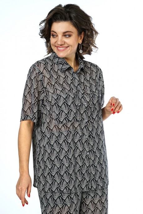 Костюм/комплект ALANI COLLECTION 2325 двойка принт веточки размер 46-56 #6