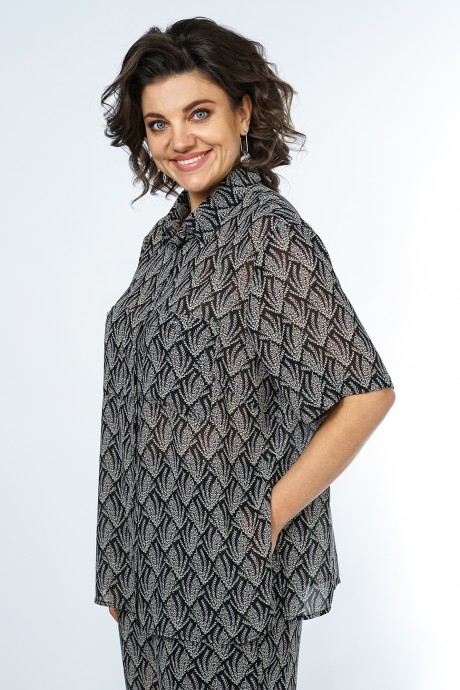 Костюм/комплект ALANI COLLECTION 2325 двойка принт веточки размер 46-56 #7