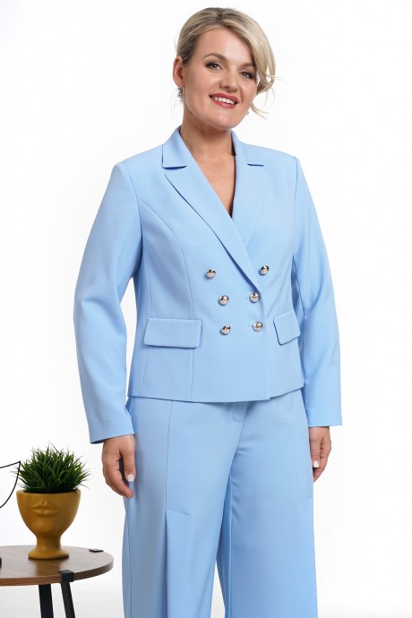Костюм/комплект ALANI COLLECTION 2042 голубой размер 42-50 #5
